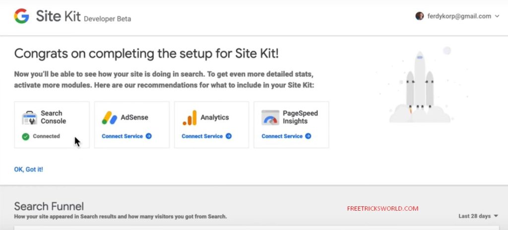 steps to setup google site kit 