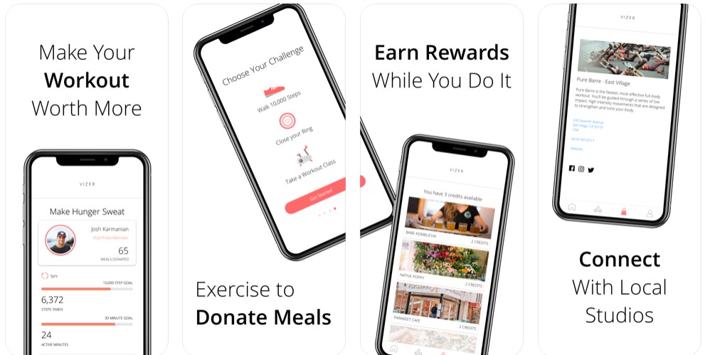 Vizer Fitness App