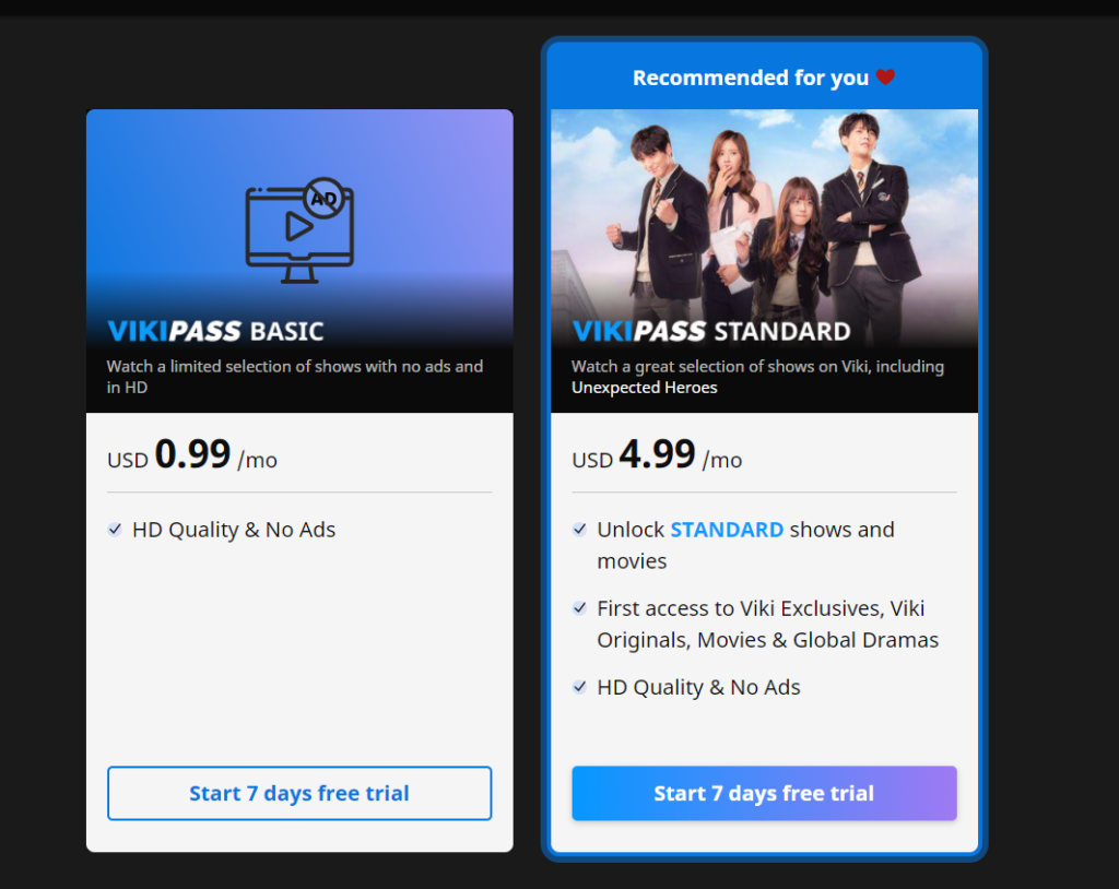 viki pass plan