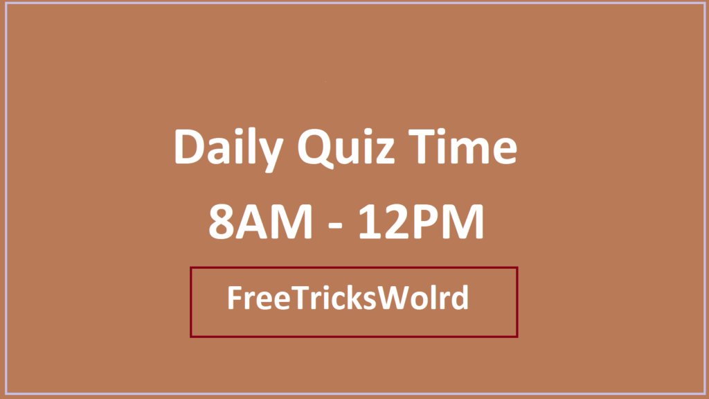 Daily Quiz time