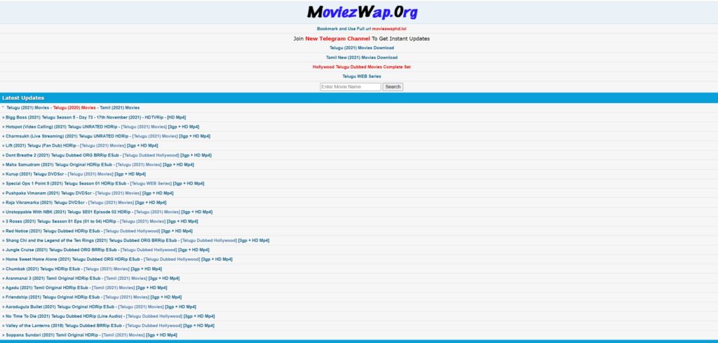 Moviezwap Download Telugu Tamil Hindi Dubbed Latest Movies