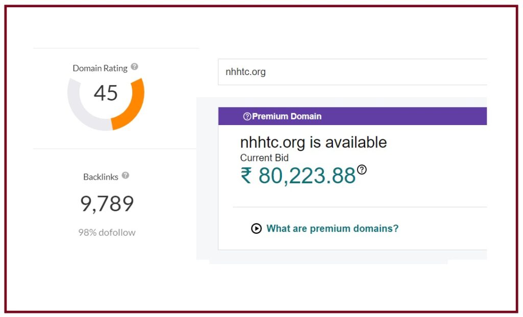 nhhtc govt domain availabe high DR