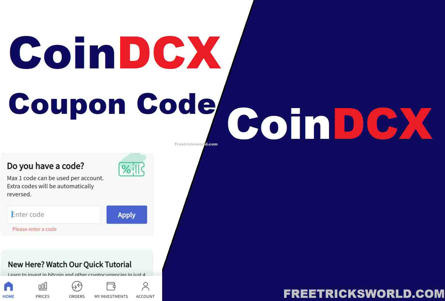 CoinDCX Coupon Code, Earn Free Bitcoin 2022(101% Working)