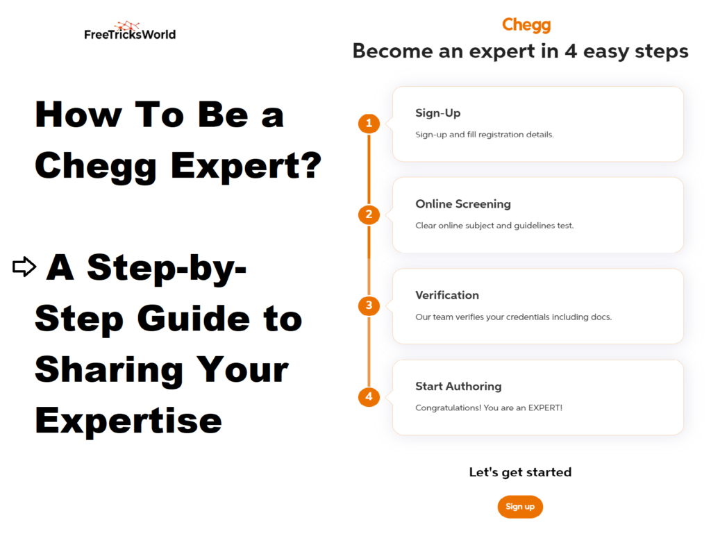 How To Be a Chegg Expert