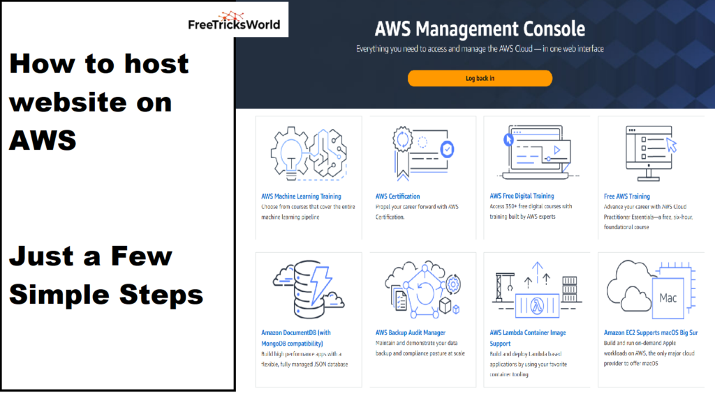 How to Host WebSite on AWS 