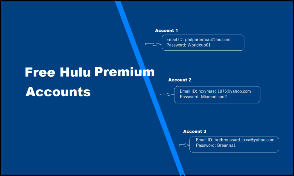 Free Hulu Premium Accounts