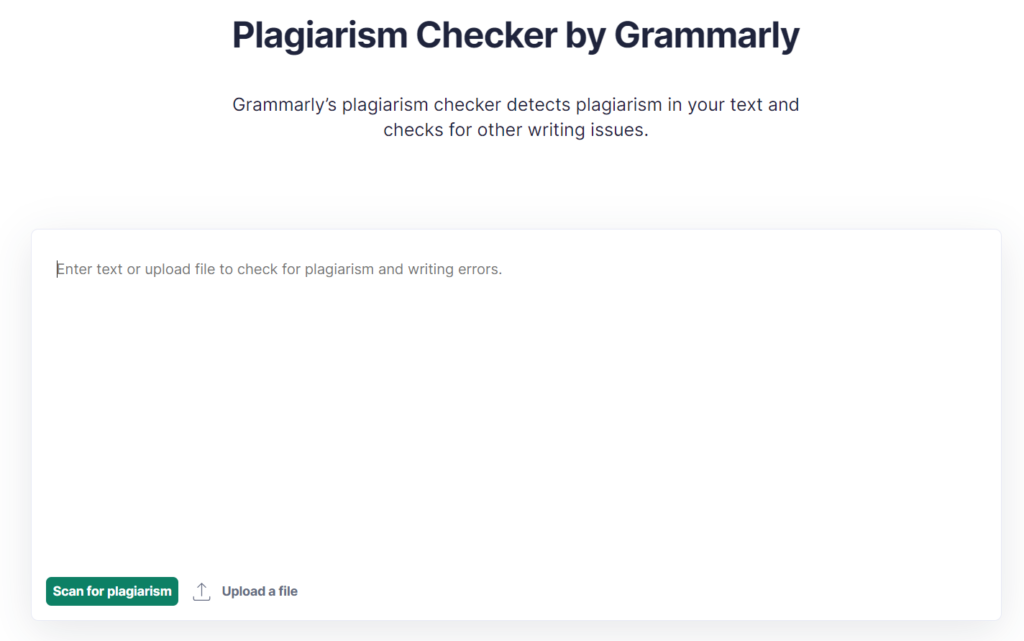 Grammarly Premium Account's Plagiarism Checker