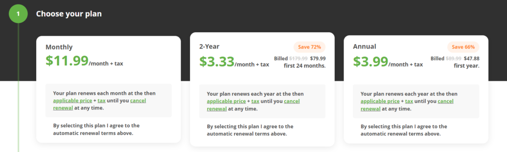 IPVANISH Premium Plans