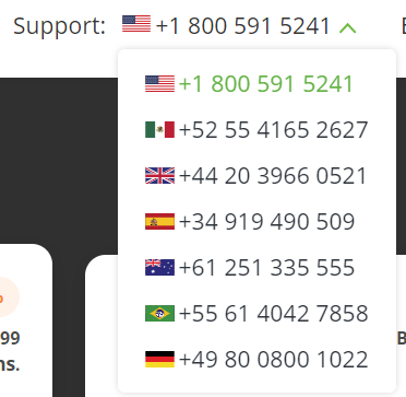IPVanish Support Phone Numbers