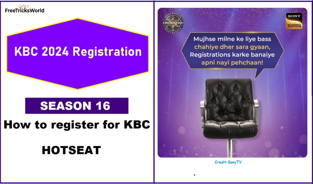 KBC 2024 Season 16 Registration