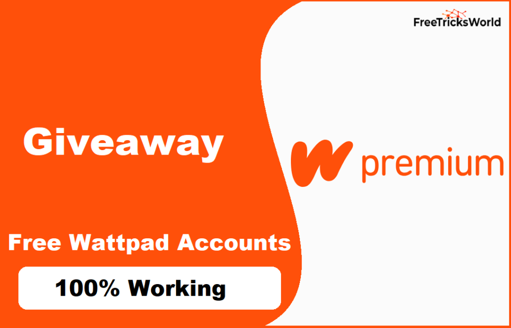 Free Wattpad Accounts With Giveaway 