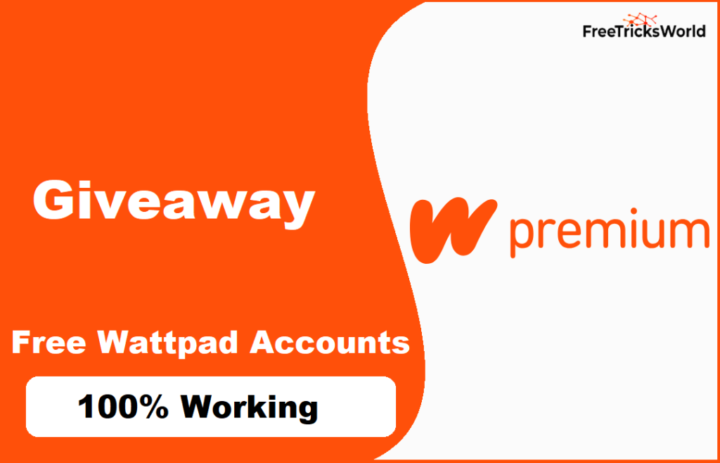 Free Wattpad Accounts With Giveaway