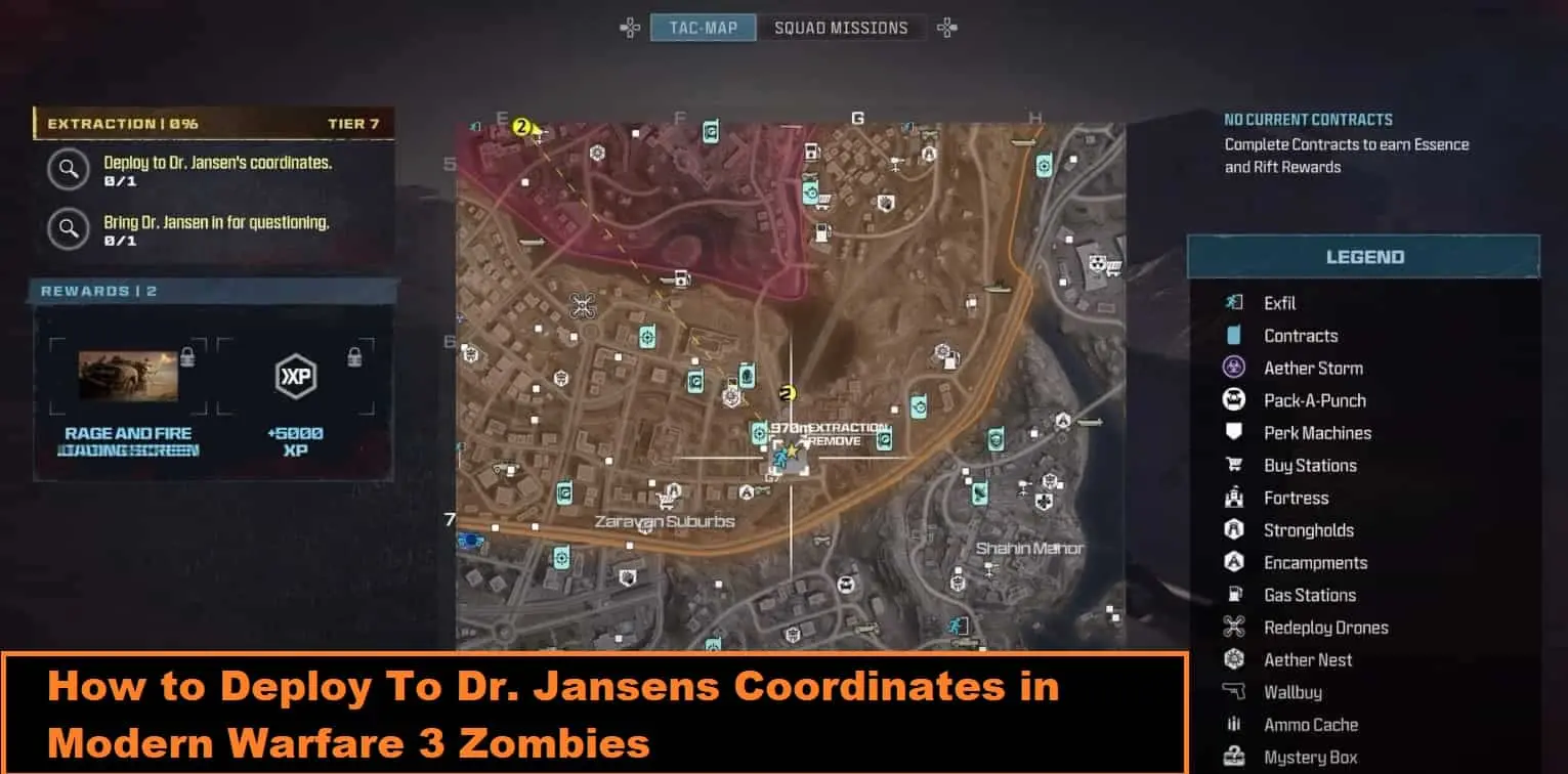How to Deploy To Dr. Jansens Coordinates in Modern Warfare 3 Zombies