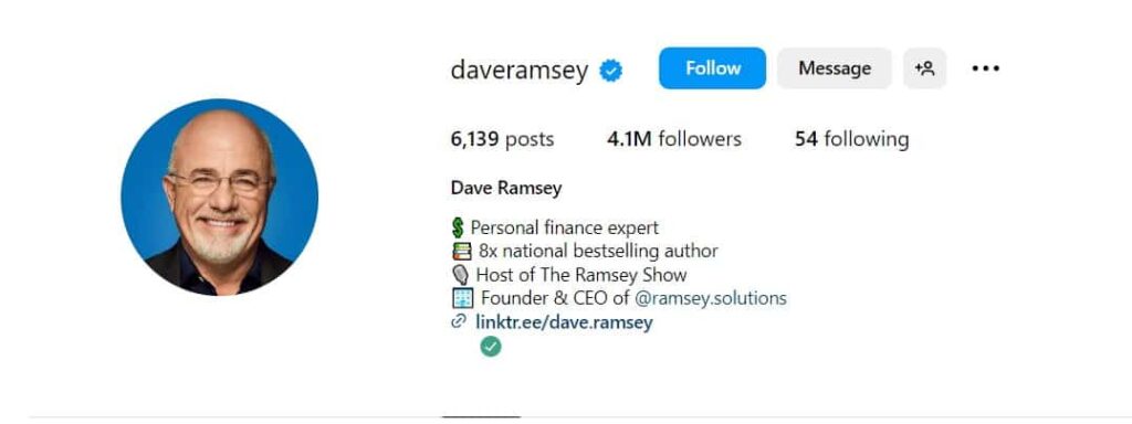 Dave Ramsey Details