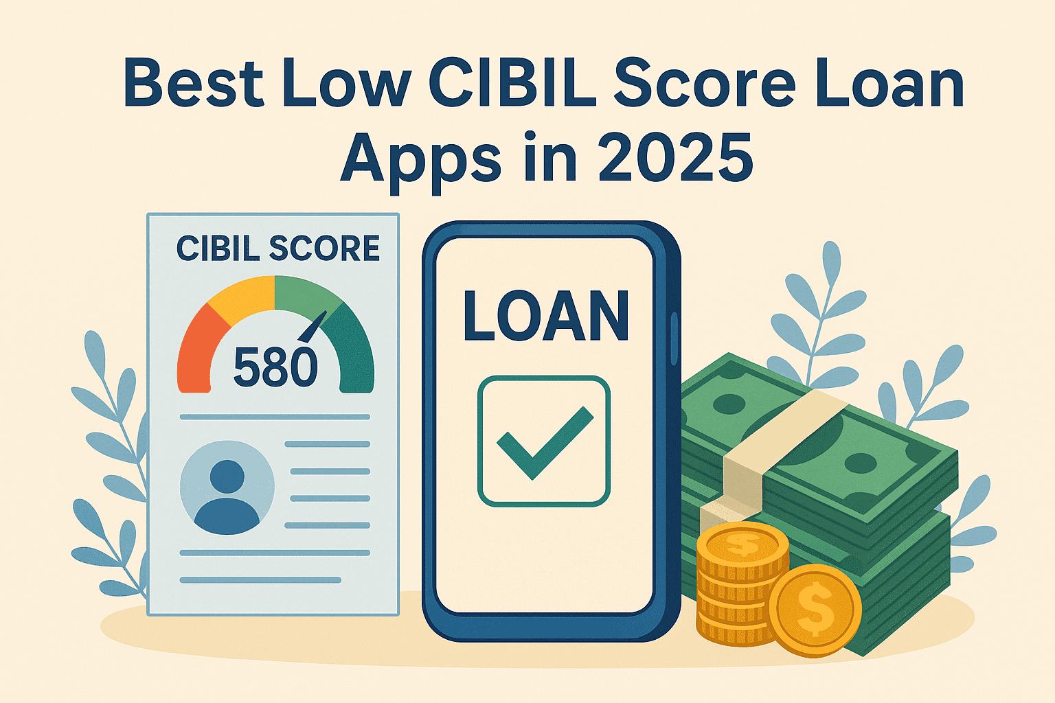 Best Low CIBIL Score Loan Apps in 2025: Instant Approval & Competitive Rates