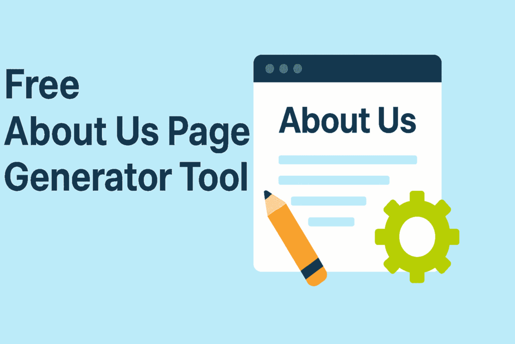 Free About Us Page Generator