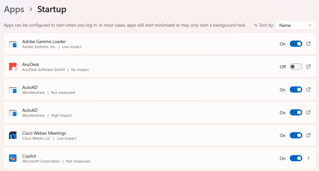 Manage Background Apps