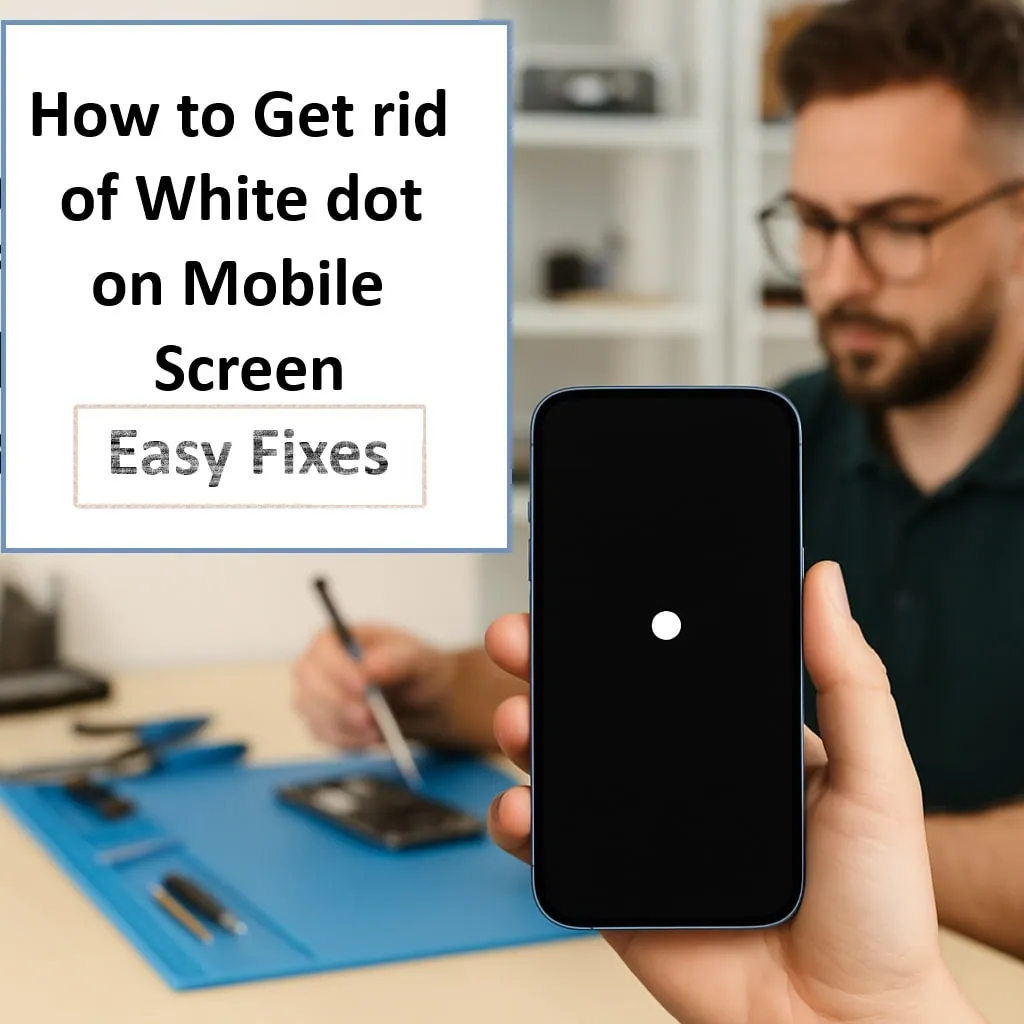 How to Get rid of White dot on Mobile Screen (Easy Fixes for 2025!)