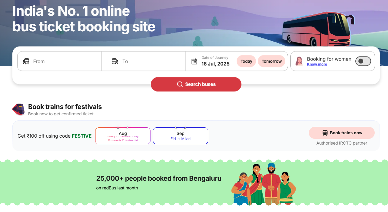 Exclusive redBus Coupon Codes for 2025 (Working & Verified)