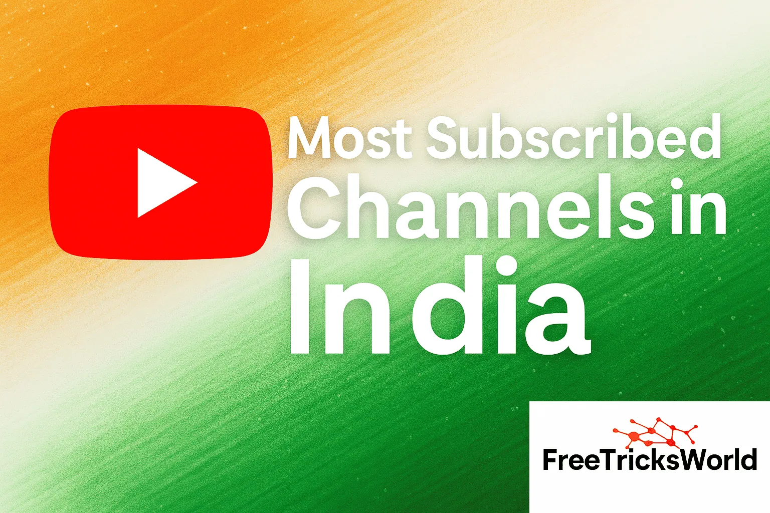Most Subscribed Youtube Channels in India 2025