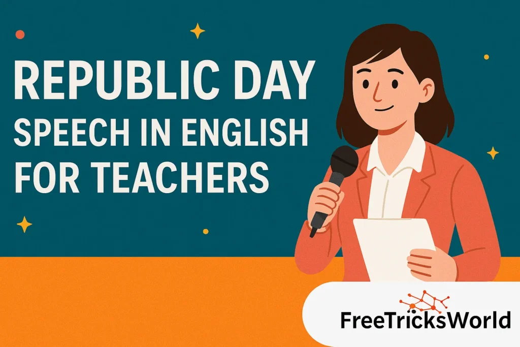 Republic Day Speech in English for Teachers
