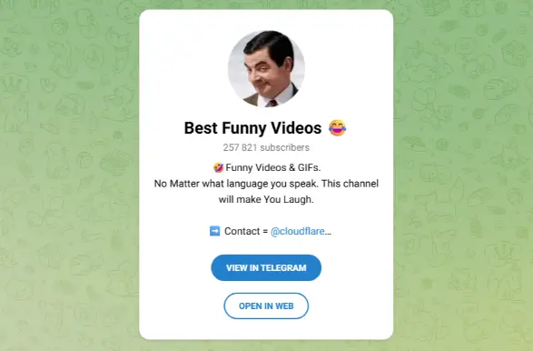 Best Funny Videos Telegram Channel