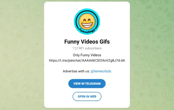 Funny Videos Gifs Telegram Channel