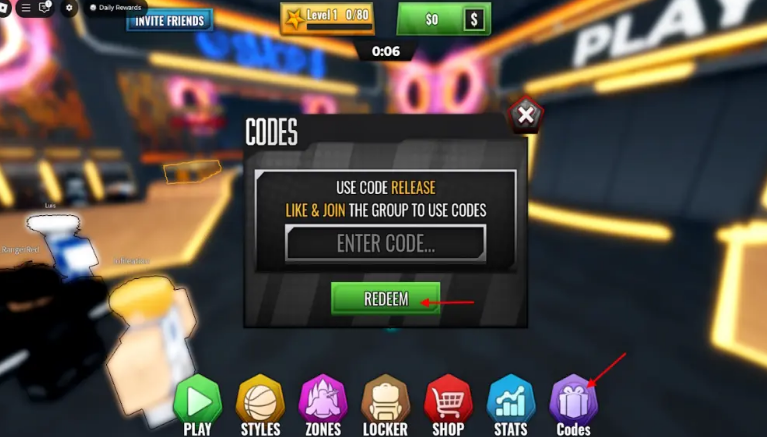 Basketball Zero Codes