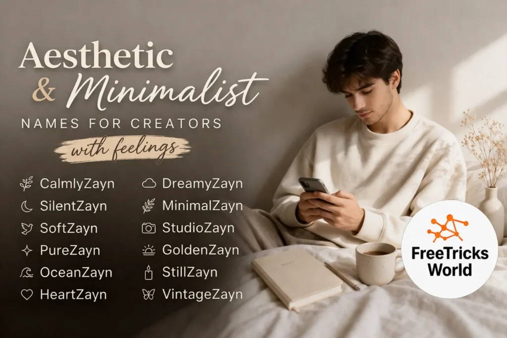 Aesthetic & Minimalist Names for instagram Creators