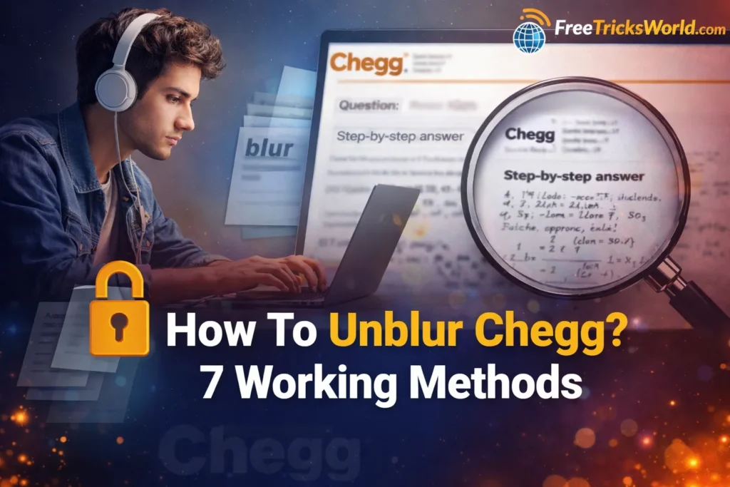 How To Unblur Chegg? 7 Working Methods for 2026