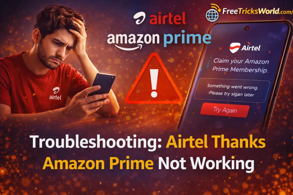 Troubleshooting: Airtel Thanks Amazon Prime Not Working