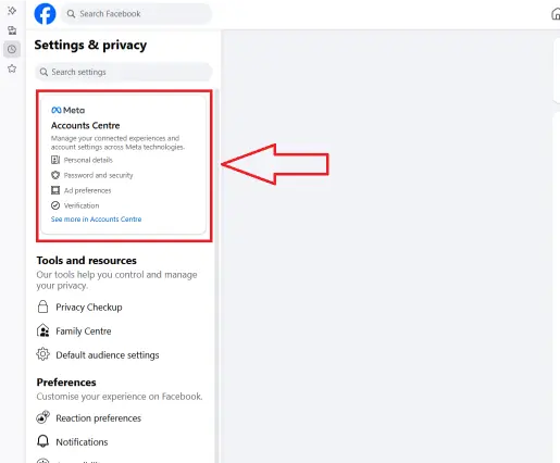 facebook name change step 3