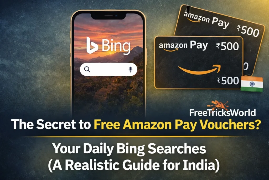 How To Get Free Amazon Pay Vouchers from Daily Bing Searches in india