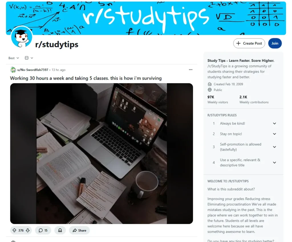 Reddit Communities studytips to unblur chegg answers for free