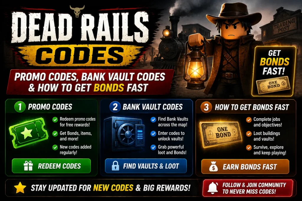 Dead Rails Codes