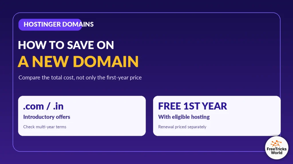How to Get a Free Domain With Hostinger Hosting