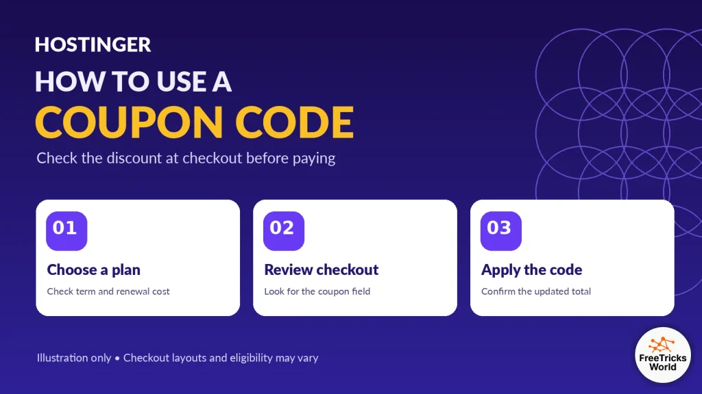How to Apply a Hostinger Domain Coupon Code