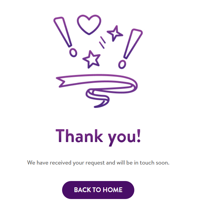 pediasure sample order placed thank you page