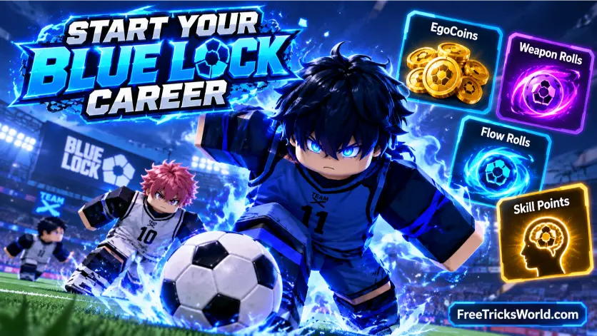 Start Your Blue Lock Career Codes (October 2026): Free EgoCoins, Weapon & Flow Rolls