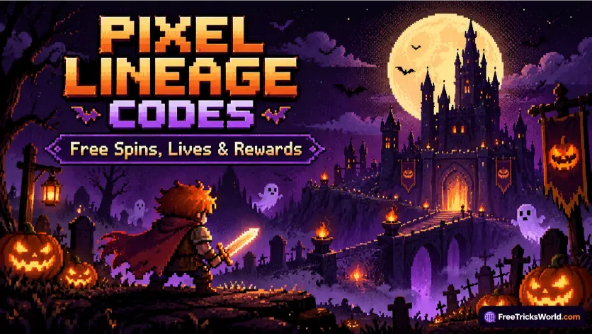 Pixel Lineage Codes (October 2026): Free Spins, Gold, Lives and Candy