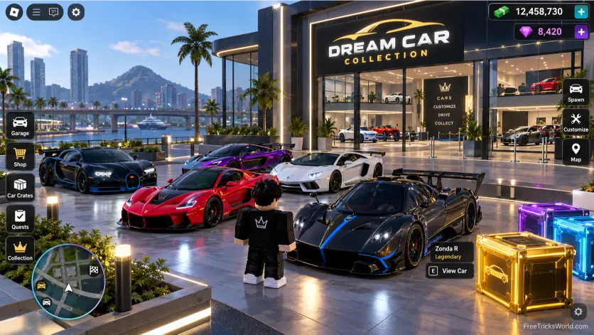 Dream Car Collection Codes: Free Gems, Car Packs & Luck Potions