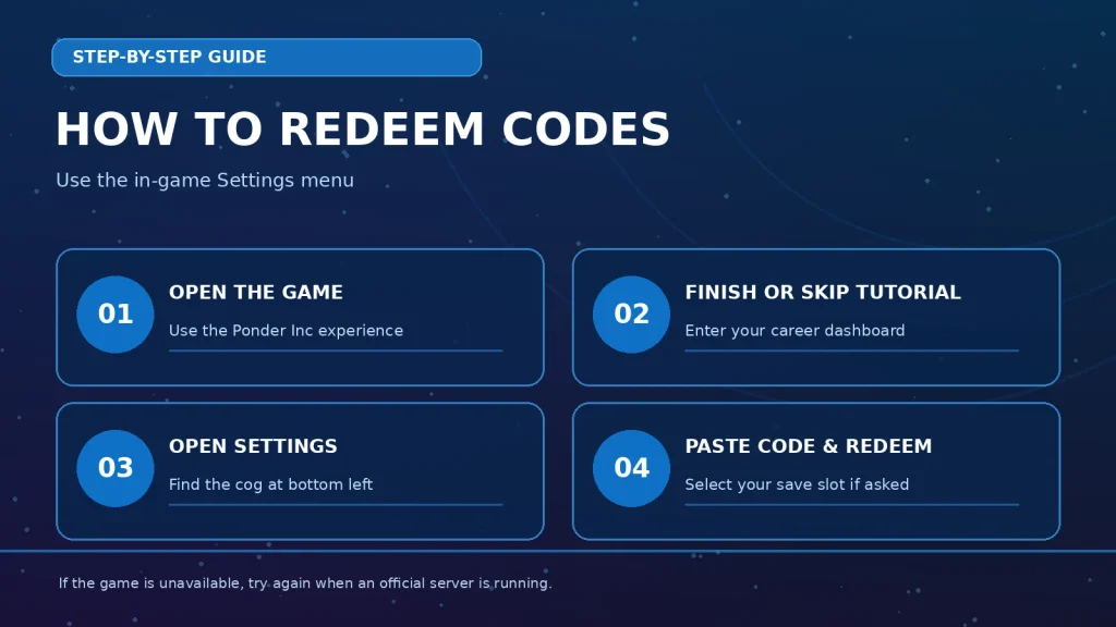 Four steps to redeem Start Your Blue Lock Career codes through Settings and career save slot selection