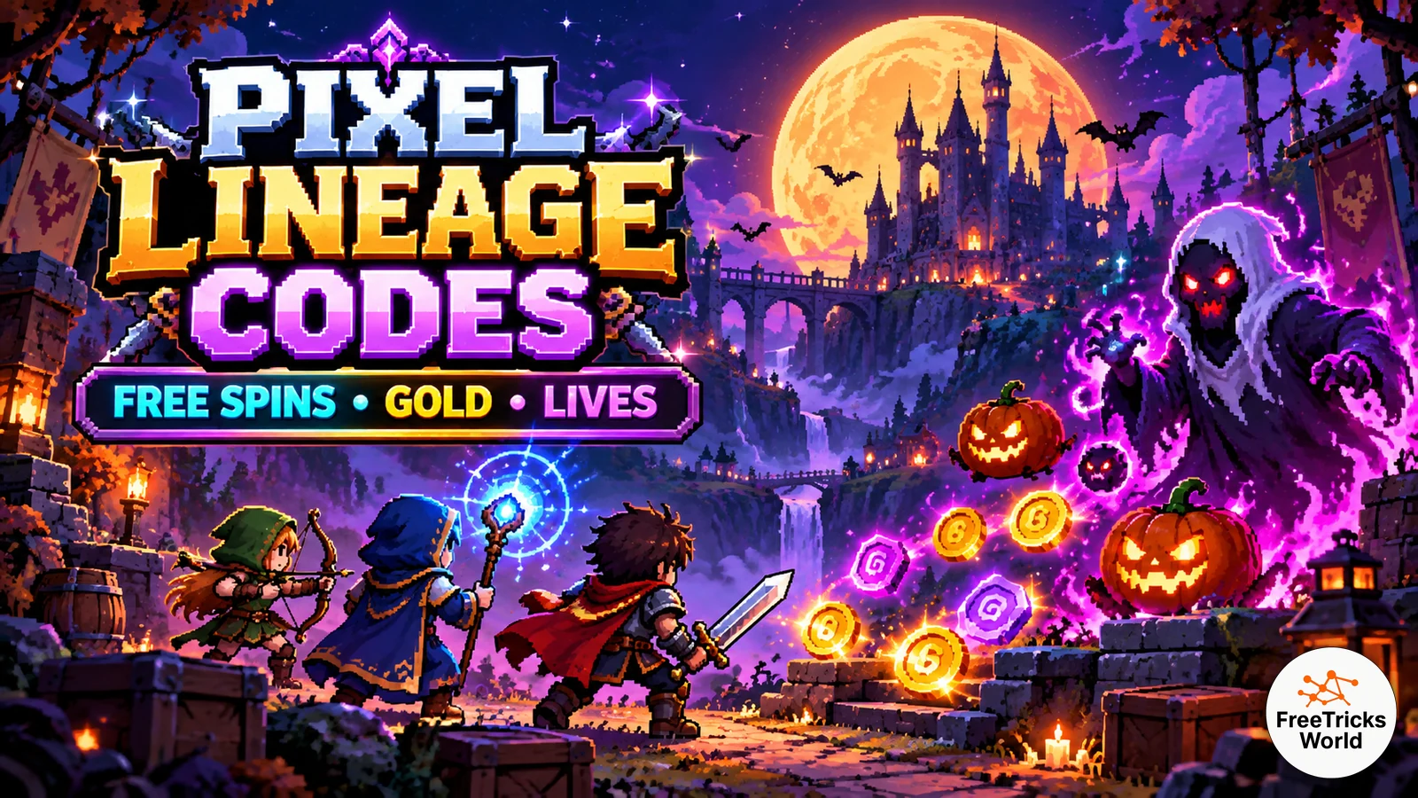 Pixel Lineage Codes (October 2026): Free Spins, Gold, Lives and Candy