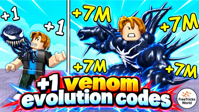 +1 Venom Evolution Codes (October 2026): Free Wins & Venom Boosts