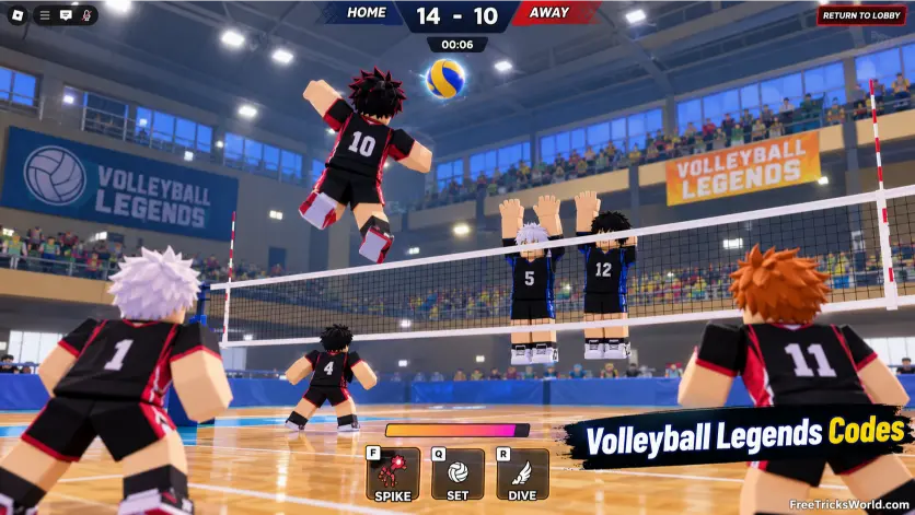 Volleyball Legends Codes (October 2026): Update 92 – Free Lucky Style & Ability Spins